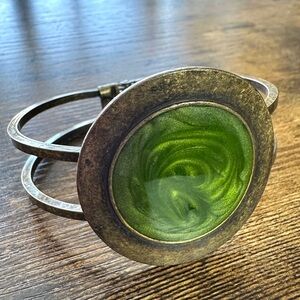 Green Acrylic Bracelet